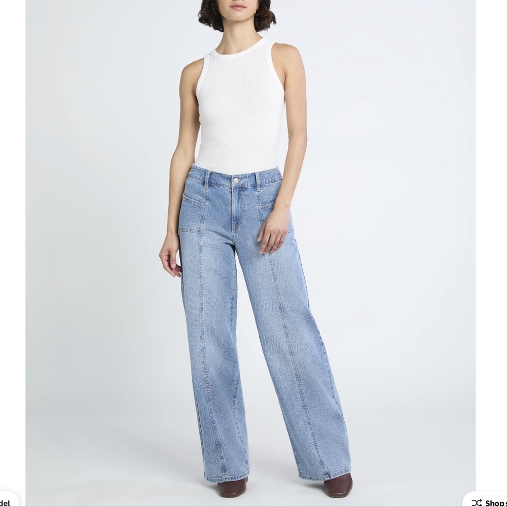 NWT Madden NYC Women's Loose Fit Jeans Sz XXL - Picture 1 of 10